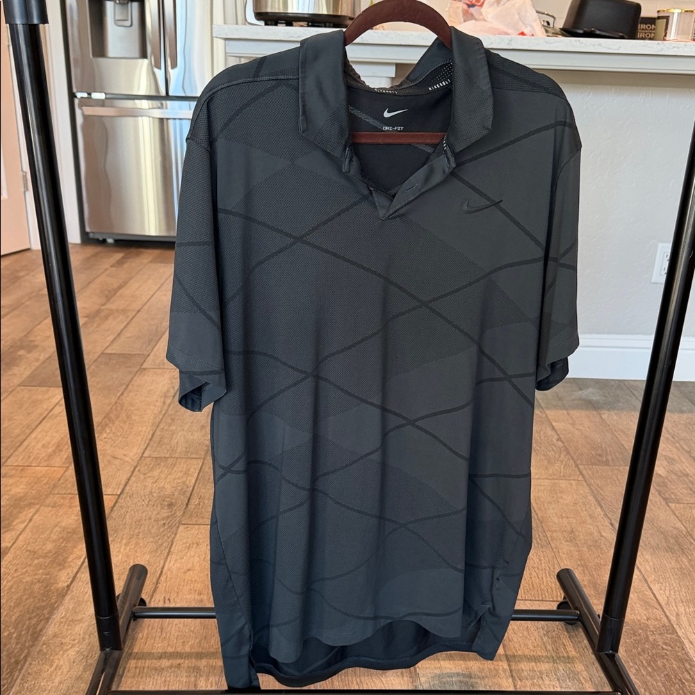 Nike Men's Charcoal Polo Shirt